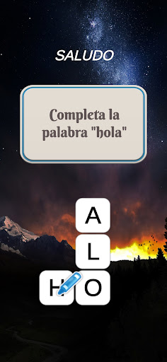 Android application Juego Mental Palabras screenshort