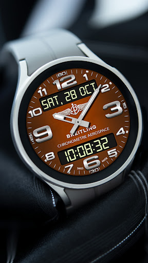 Hybrid BREITLING Watch face