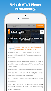 Unlock AT&T Phone – All Models Unknown