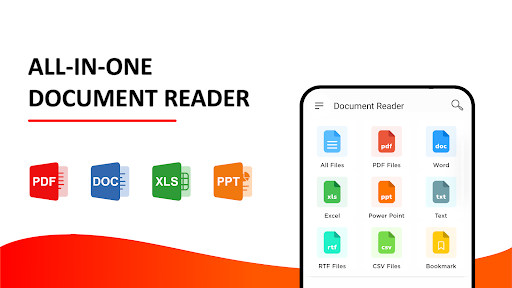 Android application Document Reader PDF, DOC, XLS screenshort