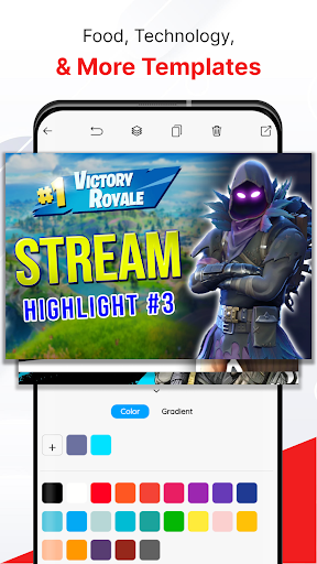 Thumbnail Maker Design, Create Screen 3