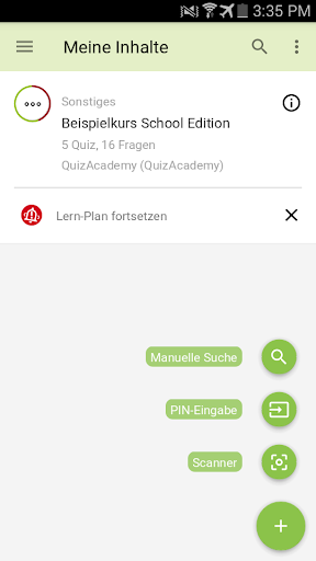 Android application QuizAcademy School Edition screenshort