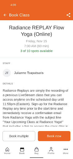Radiance Yoga - VA Screenshot 3 - AppWisp.com