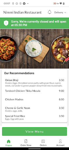 Nimmi Indian Restaurant Screen 2