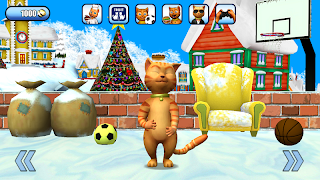 Talking Cat Leo Frozen Ice Fun - Screenshot 1