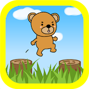 Hopping Brown Bear  Icon