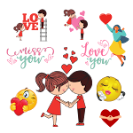Stickers de amor Apk
