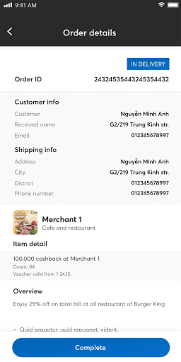Merchant App - MB Bank Screen 3