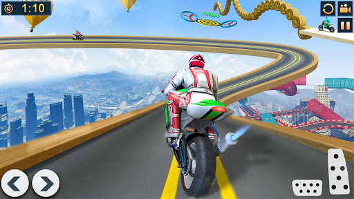 Mega Ramp GT Bike Stunt Games
