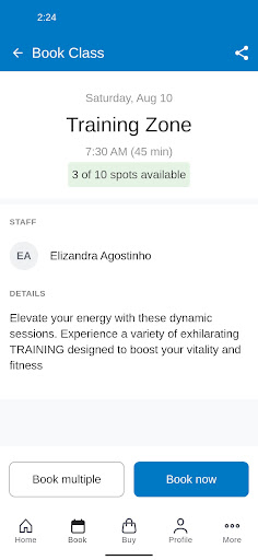 Zone Health Club Screenshot 3 - AppWisp.com