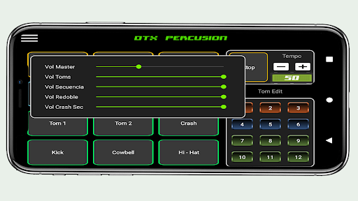 Multi percusión DTX Screen 3