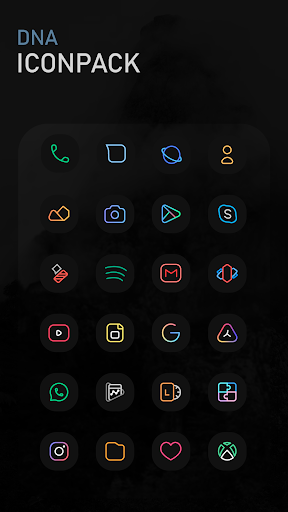Android application DNA ICONPACK screenshort