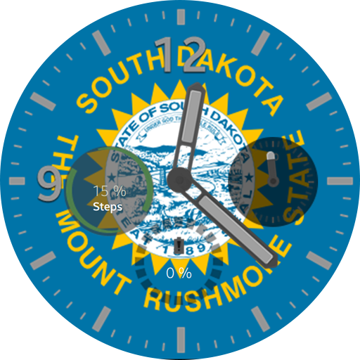 South Dakota Flag Watchface