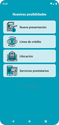 Creditos en Ecuador Screen 2