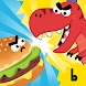 Gogo Food vs Dinos - Kids Game