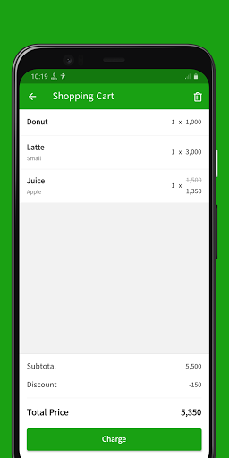 Latte POS Screen 3