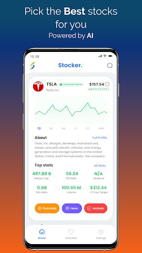 AI Stock Picker and Screener App