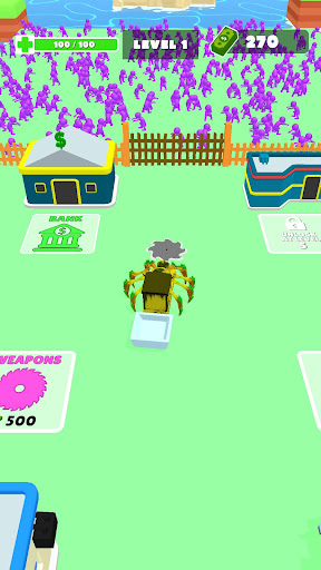 Android application Spider Train - Zombie Attack screenshort