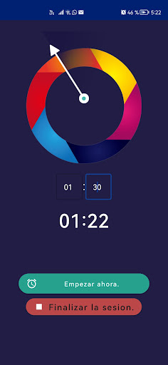 Android application Pomodoro screenshort