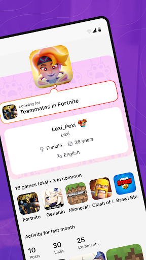 Gameram: Gaming social network screenshot 2
