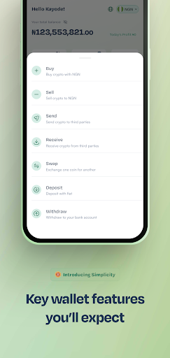Flitaa: your crypto wallet Screen 3