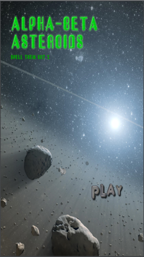 Android application Alphabeta Asteroids screenshort