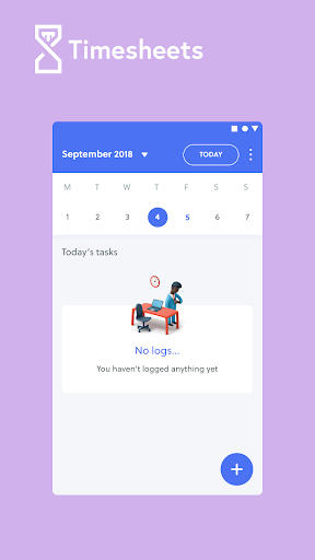 Android application Quidlo Timesheets Time Tracker screenshort