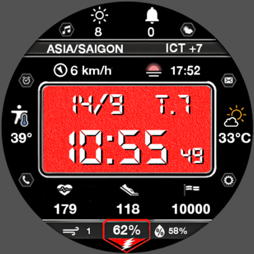 N-SPORT502 Digital Watch Face icon