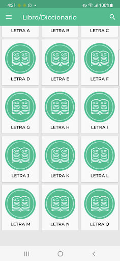 Android application Libro de Marcos Explicado screenshort