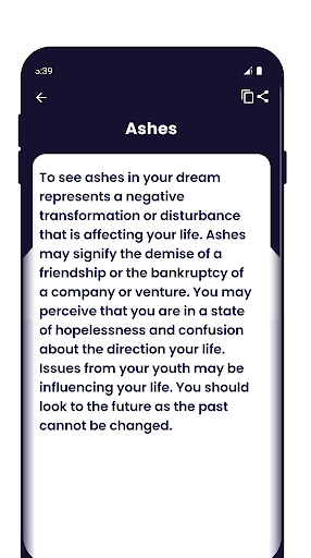 Dreams Dictionary Screen 3