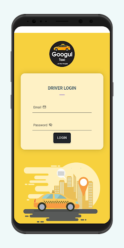 Android application Googul Taxi Driver screenshort