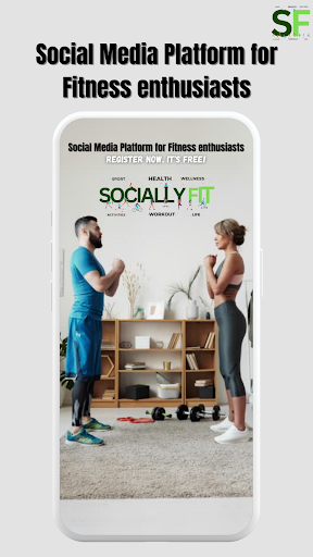Android application Socially Fit screenshort