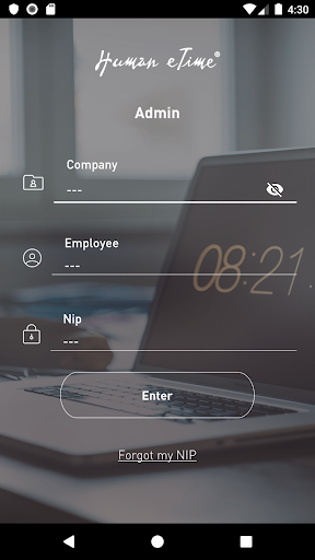 Human eTime Admin Screen 2