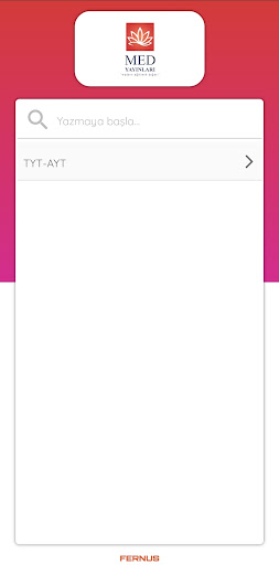 Android application Med Fen Bilimleri Video Çözüm screenshort
