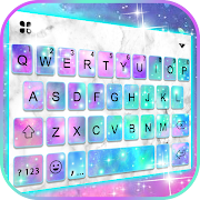 Galaxy Sparkle Keyboard Theme