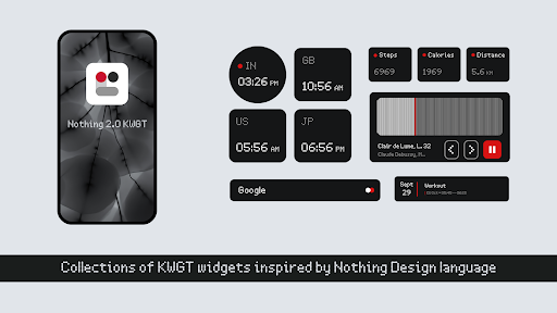 Android application Nothing 2.0 KWGT screenshort