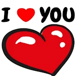 Cover Image of Baixar Love Stickers : I Love You  APK