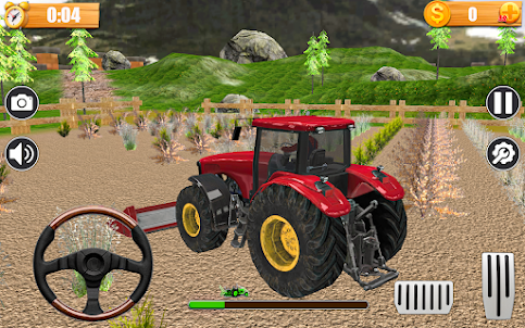 Big Tractor Farming Games 3D