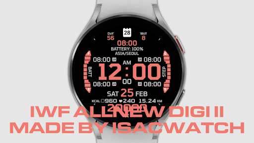 Android application IWF AllNew DIGI II watch face screenshort
