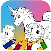 Unicorn Pony Coloring Book
