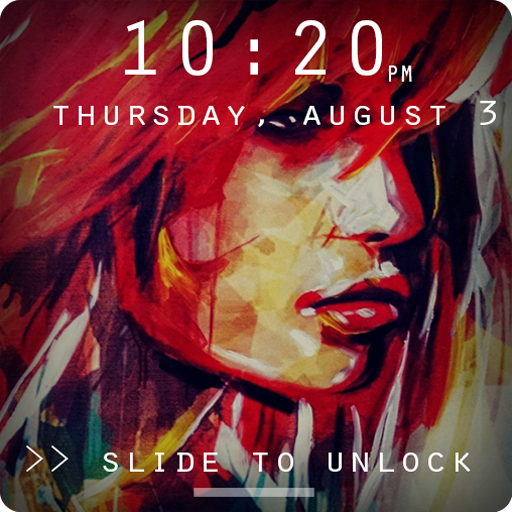 Girl Art Pattern Lock Screen logo