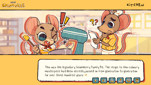 Grumville Visual Novel Screen 3