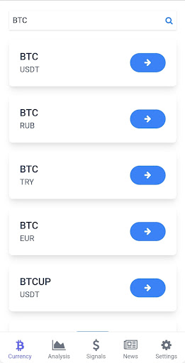 Android application Bitcoin Trading Signals - BTC screenshort