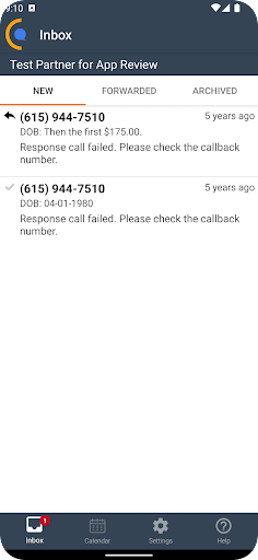 Clarus OnCall Screen 3
