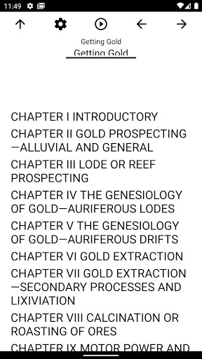 Android application Book, Getting Gold screenshort