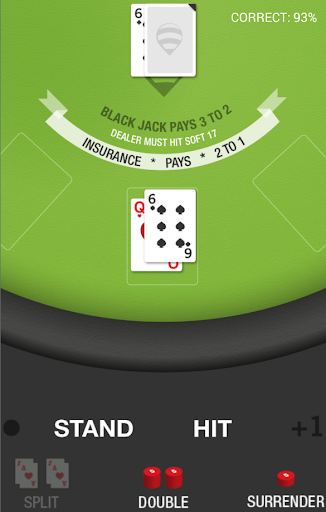 Android application BlackJack Trainer 21 Strategy screenshort