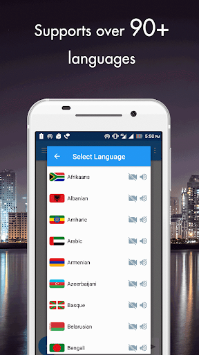 Screenshot of Translator With Speech