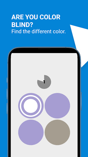 Android application Color Blind Test Game screenshort
