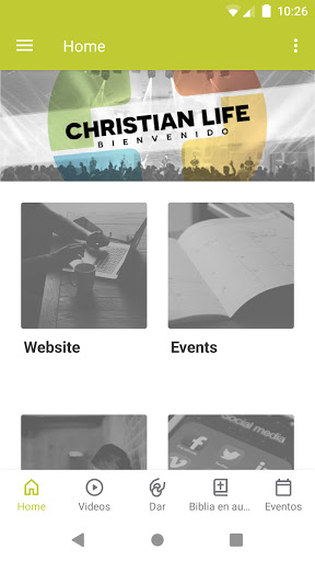Android application Christian Life App screenshort