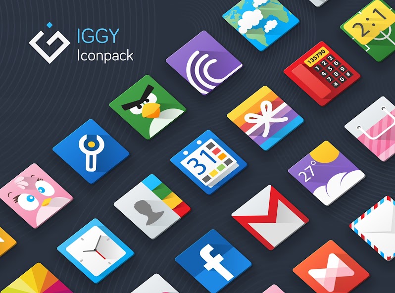 Iggy-Icon Pack‏ 12.0.6 APK + Mod (Unlimited money) إلى عن على ذكري المظهر